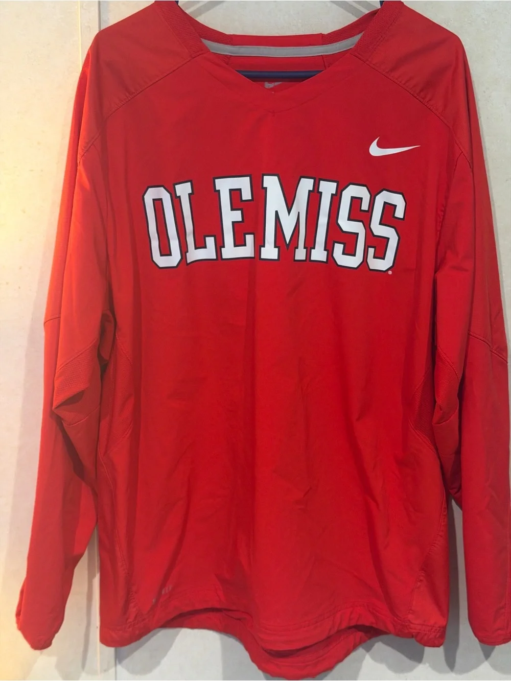 Nike Men’s Red Ole Miss Pullover
